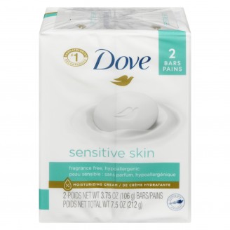 Dove Sensitive Bars, 2 Pack x 106 g